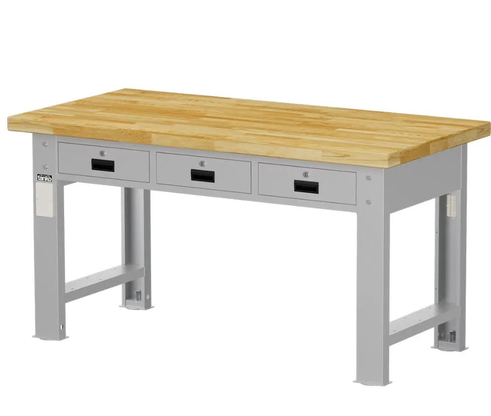Heavy Duty Drawer Work Bench With Wood Top 1