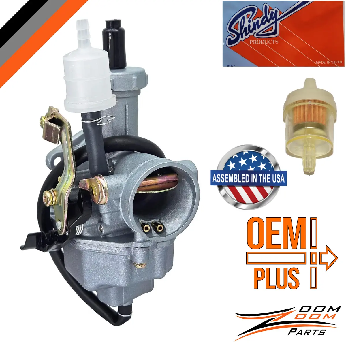 Oem + Plus Carburetor For 1981 1982 1983 Honda Atc 200E Atc200e Big Red 3 Wheel 1