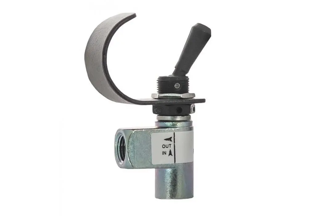 Black Toggle Switch W/ Thumb Guard, 1/8" Npt Thread | Mei/Air Source 2021 1