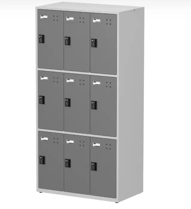 9 Door Locker (Gray) 1