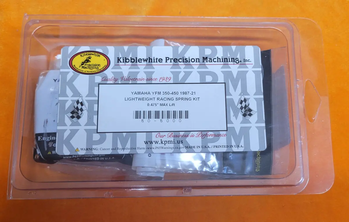 1987 - 2004 Yamaha Warrior 350 Yfm Port & Polished Bare Cylinder Head Cam Chain Valves Springs Gasket Kit 2