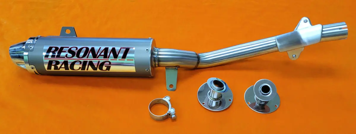 Performance Aluminum Slip On Muffler For 1987-2004 Yamaha Warrior 350 Yfm 350 Usfs Approved Spark Arrester 1