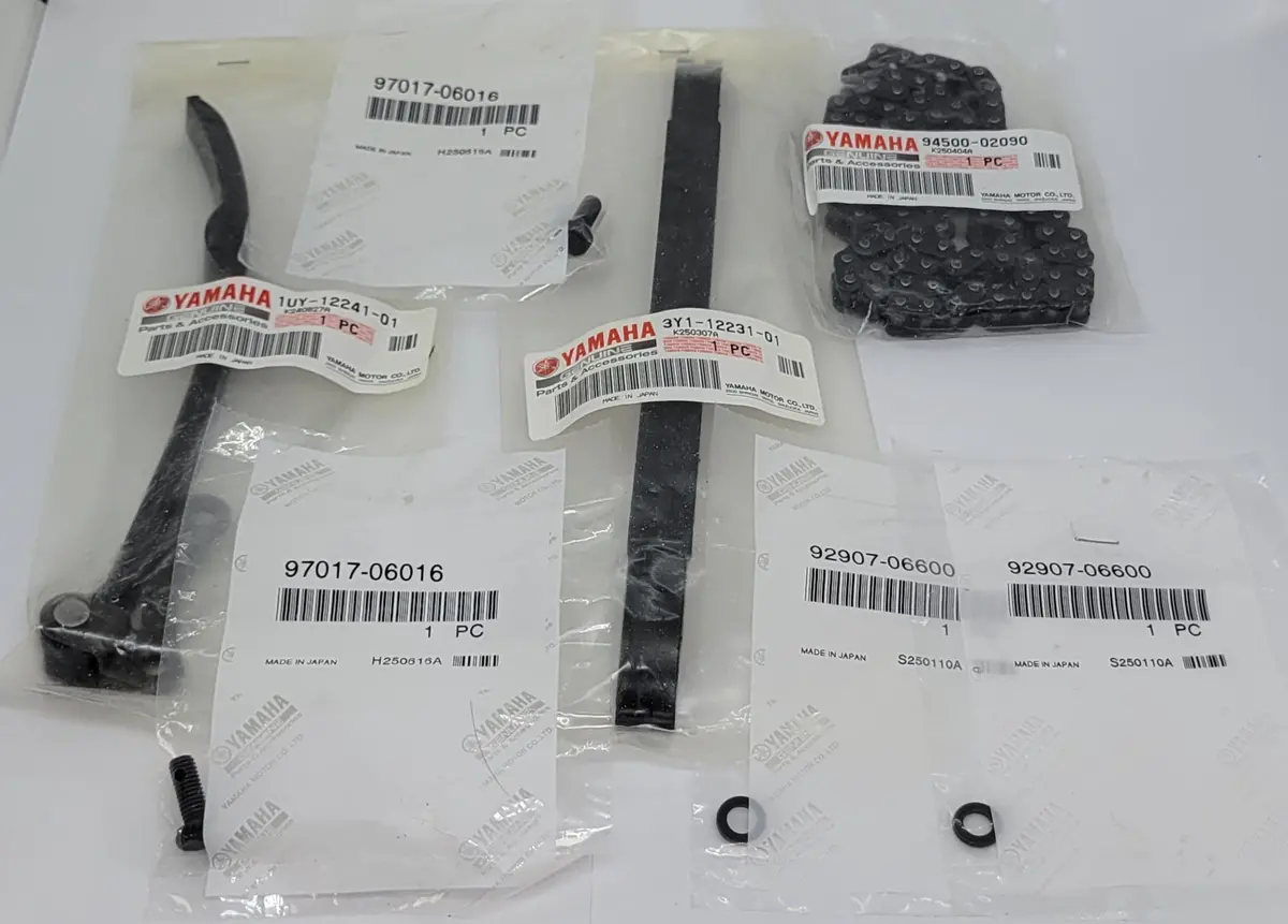 Oem Yamaha Complete Timing Chain Guides Kit For 1987-2004 Yamaha Warrior 350 / 2004-2013 Raptor 350 1