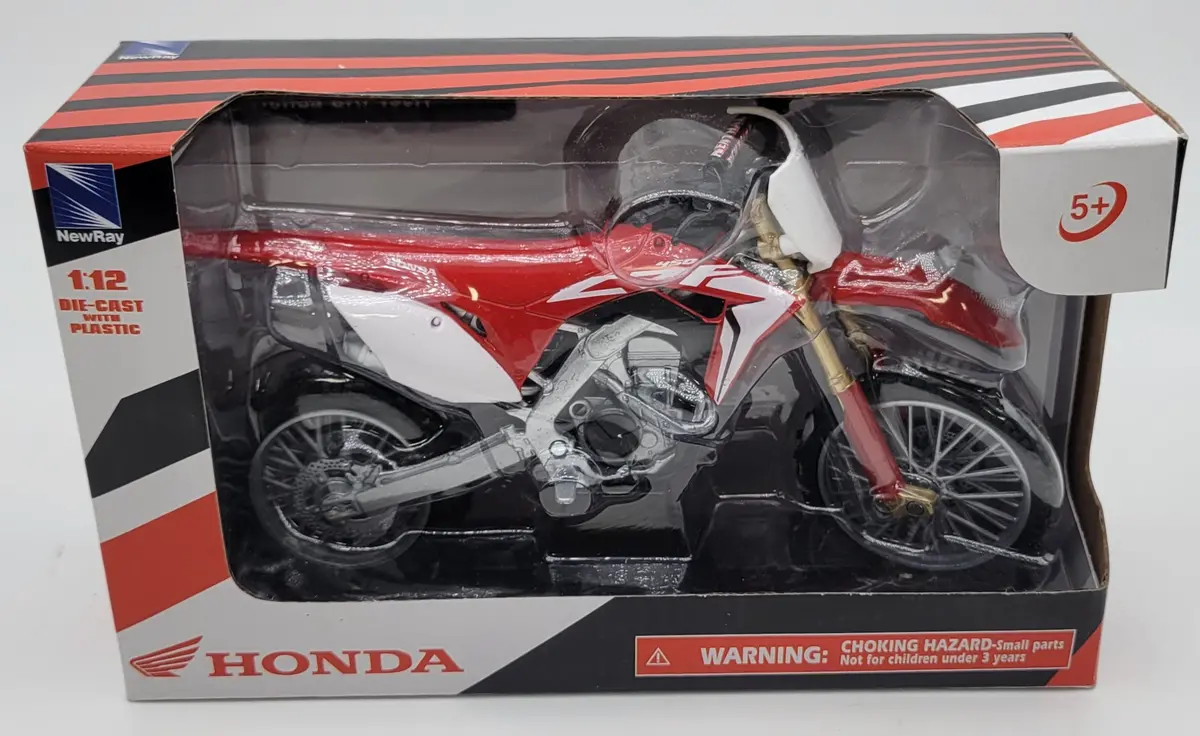1:12 Scale Die-Cast 2017 Honda Crf450r Dirt Bike 1