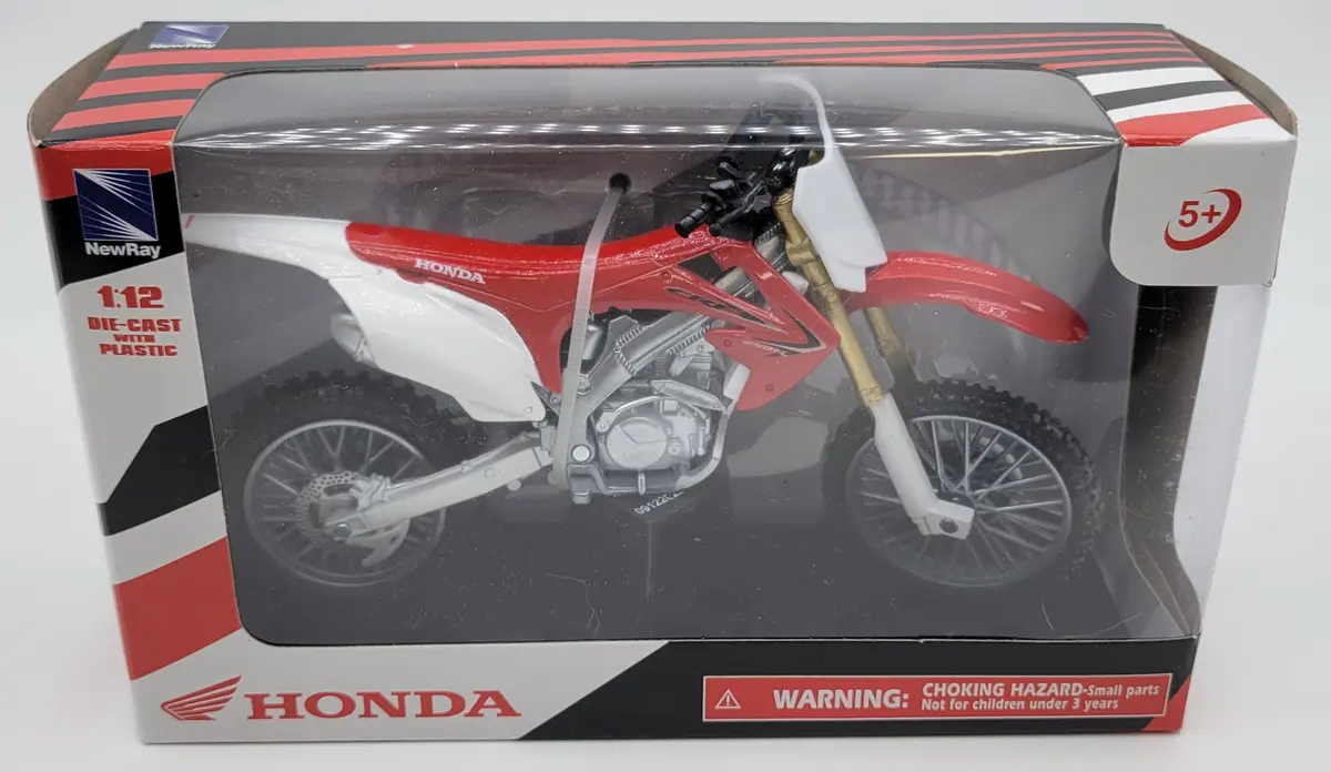 1:12 Scale Die-Cast 2012 Honda Crf250r Dirt Bike 1