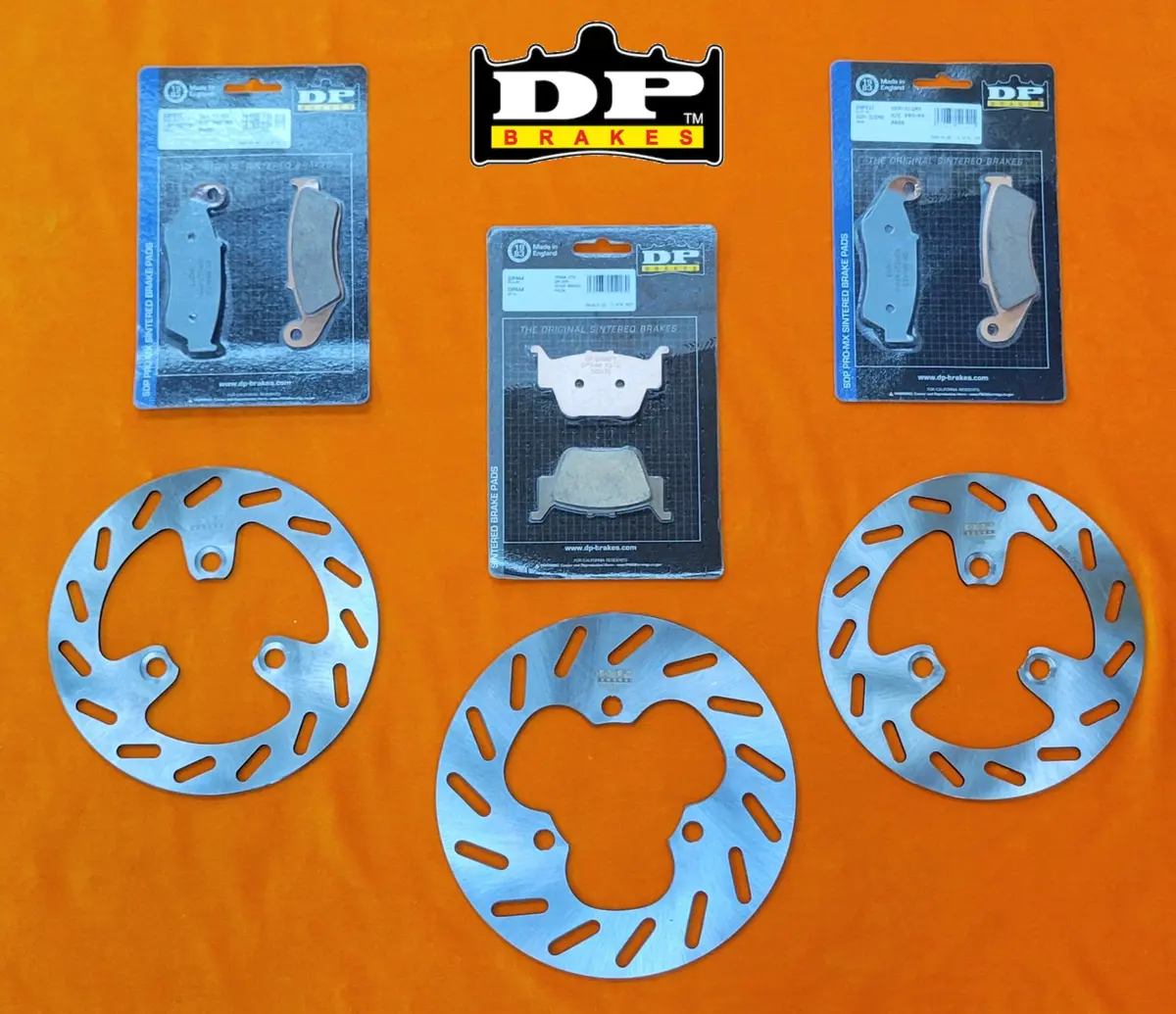 Ultimate Dp Brake Pad & Rotor Kit For 2004-2009 Honda Trx450r / 2006-2014 Trx450er 1