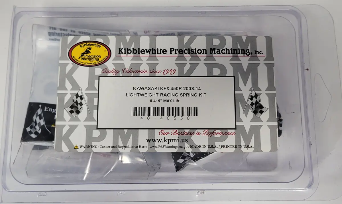 Kibblewhite Lightweight Racing Valve Spring Kit 40-40550 For 2008-2014 Kawasaki Kfx450r 1