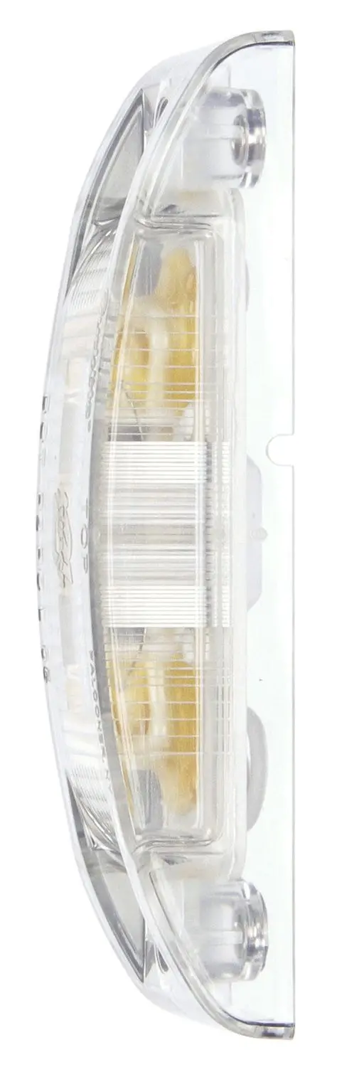 Super 21 Clear Incandescent License Light, Super 21 Plug & 2 Screw Bracket Mount | Truck-Lite 21004C 1