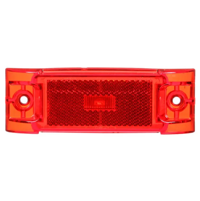 21 Series Red Led 2"X6" Rectangular Marker Clearance Light, Fit 'N Forget M/C & 2 Screw Mount | Truck-Lite 21051R 1