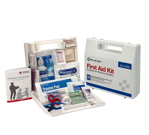 25-Person Bulk First Aid Kit W/ Dividers | 223Ufaoac Logistics Supply 1