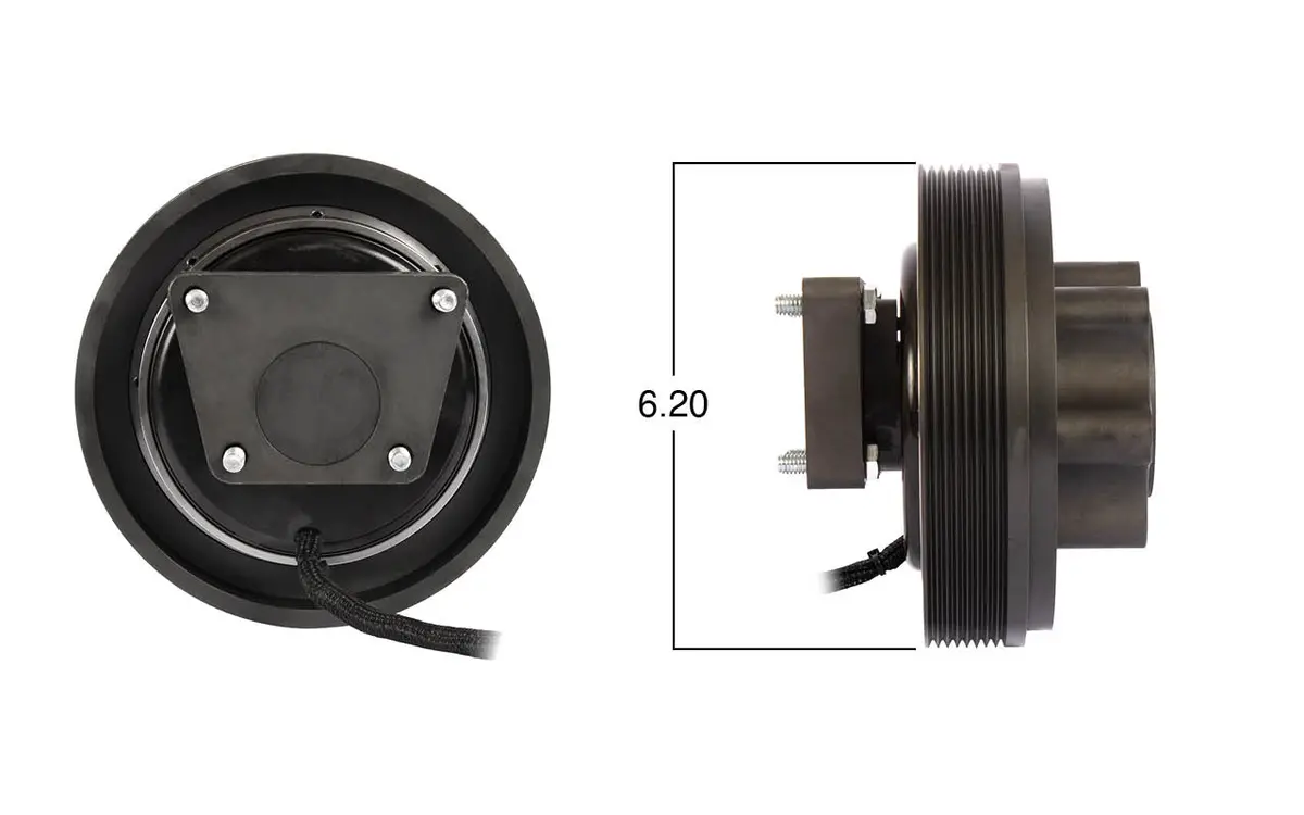 6.20" Electromagnetic Fan Clutch | Kit Masters 228865 1