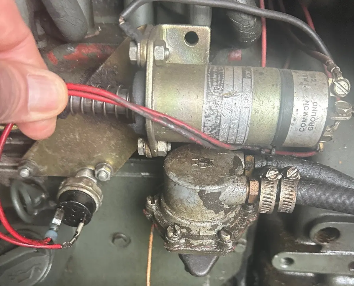 000-07115-S3 Stop Solenoid, Used On The Lister Petter Military Hydraulic Technology Units 1