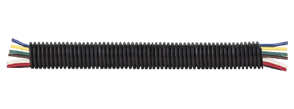 100' Black Polyethylene Wire Split Loom, 2" I.D. | 832S Tectran 1
