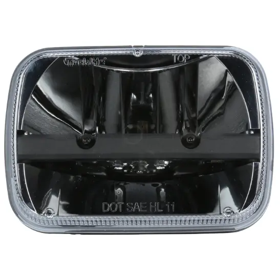 Complex Reflector Clear Led 5"X7" High/Low Beam Headlight, Hardwired & H4 Connector | Truck-Lite 27450C 1