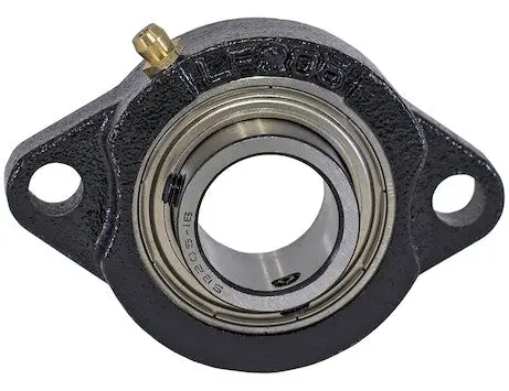 3/4" Shaft Diameter Eccentric Locking Collar Style Flange Bearing - 2 Hole | Buyers Products 2F12 1
