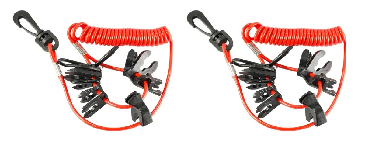 Universal Boat Kill Switch Safety Lanyard 2
