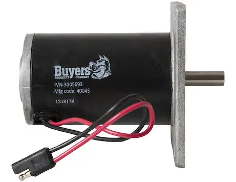 1.25 Hp 1000 Rpm Spinner Motor With Sae Connection For Saltdogg® Tgsuv1b Spreaders | Buyers Products 3005693 1