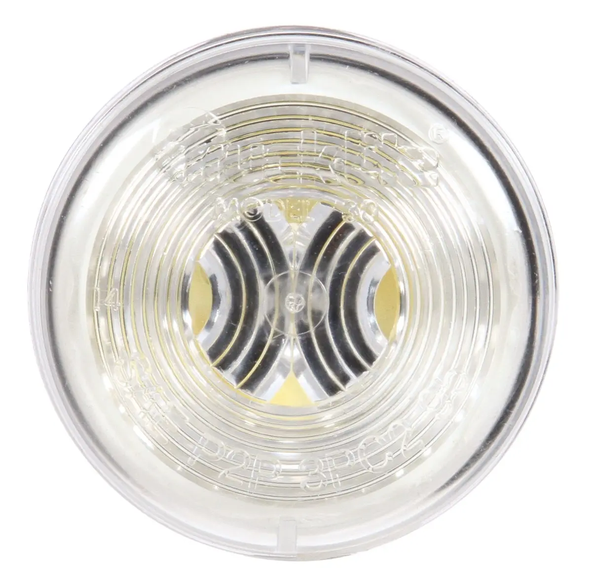 30 Series Clear Incandescent 2" Round Utility Light, Pl-10 & Grommet Mount | Truck-Lite 30200C 1