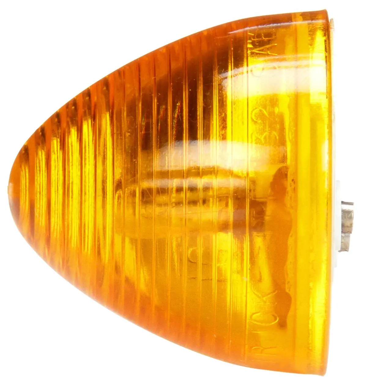 30 Series Yellow Incandescent Beehive Marker Clearance Light, Pl-10 & Grommet Mount | Truck-Lite 30201Y 1