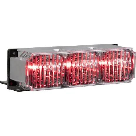 Red Middle Strobe Reflector With 3 Led | 3024633 Buyers Products 1