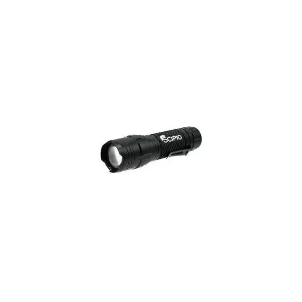 Tactical Aluminum Zoom Flashlight, 180 Lumens | Scipio 306001A9 1