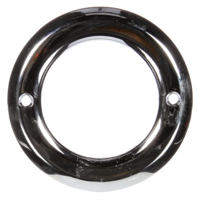 2" Round Chrome Plastic Grommet Cover With Open Back | Truck-Lite 30713 1