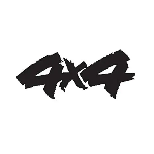 4 X 4 Offroad Truck Atv Decal Vinyl Sticker|Cars Trucks Vans Walls Laptop| Black|5.5 X 2.3 In|Duc531 1