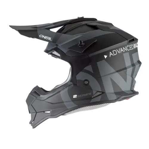O'neal - 0200-S13 2Series Adult Helmet, Slick (Black/Gray, Md) 1
