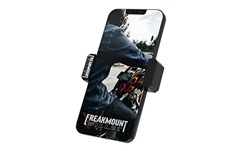 Freakmount Billet Magnetic Motorcycle Phone Mount | Billet Solid Aluminum Freaky Strong Magnetic Motorcycle Phone Holder - Non Slip & Anti-Scratch, Holds At High Wind Speeds - Fits Nearly All Phones 1