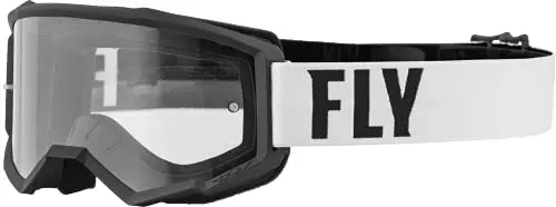 Fly Racing Youth Focus Goggles (White/Black, Youth) 1