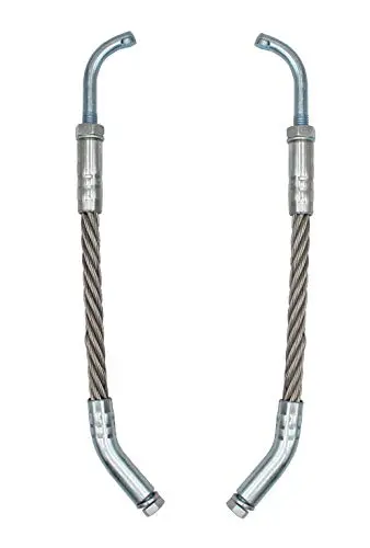 Greatus Ice Scratchers Kit Replace For Dura Fit All Reverse And Non-Reverse Gear Equipped Snowmobiles For One-Bolt Mounting 1