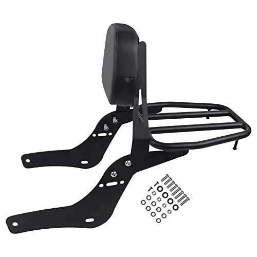 Worldmotop Motorcycle Sissy Bar Backrest Rear Passenger Seat For Honda Rebel Cmx1100 Cmx 1100 2021 2022 Detachable Backrest (For Cmx1100-A) 1