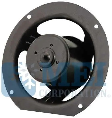 4.88" (Oa Body) Single Shaft Blower Motor W/ Flange Mount For Ford Trucks, 2 Wires | Mei/Air Source 3205 1