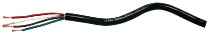 50 Ft Black 4/14 Gauge Cable | 744At Tectran 1