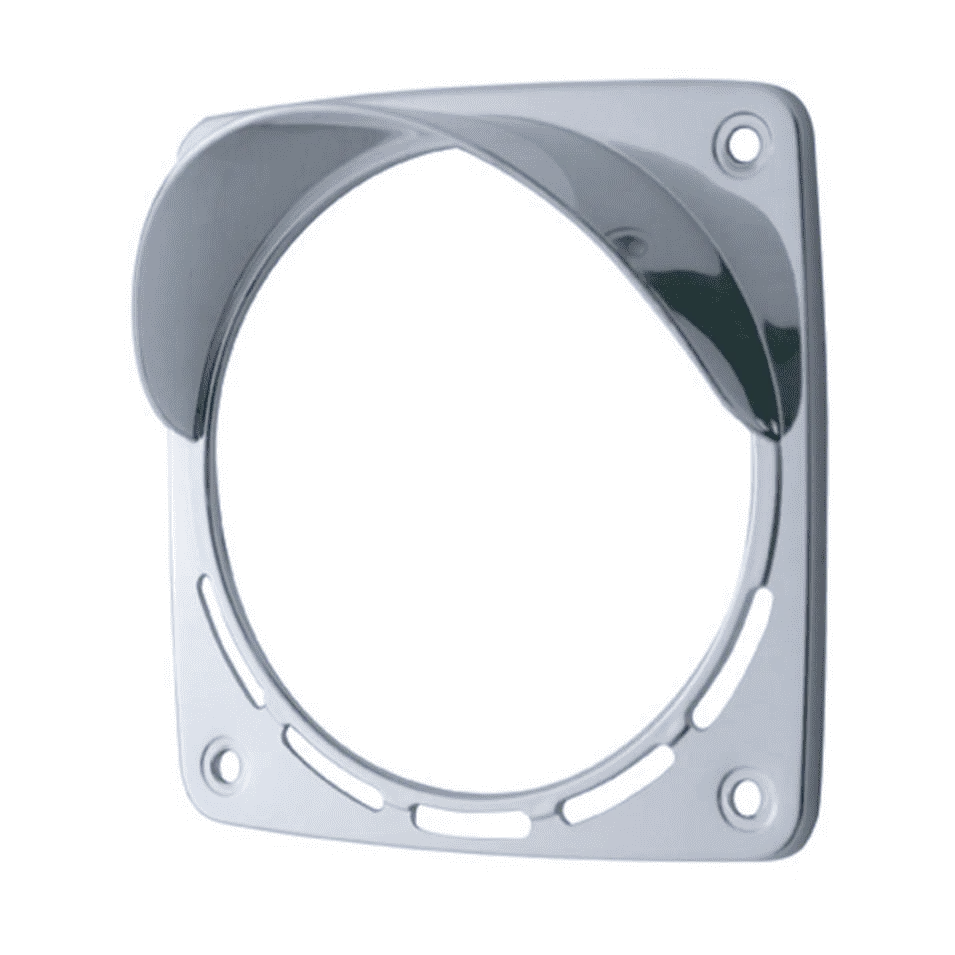 Led Square Double Face Light Bezel With Visor - Fits Up 38701 Series | United Pacific 32116 1