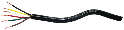 100 Ft Black Cable, 6/14 Gauge | 764A1 Tectran 1
