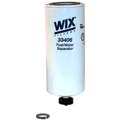 Enhanced Cellulose Spin-On Fuel/Water Separator Filter, 9.805" | 33406 Wix 1