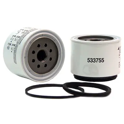 Cellulose Spin On Full Flow Fuel Water Separator W/ Open End Bottom, 3.5" | 33755 Wix 1