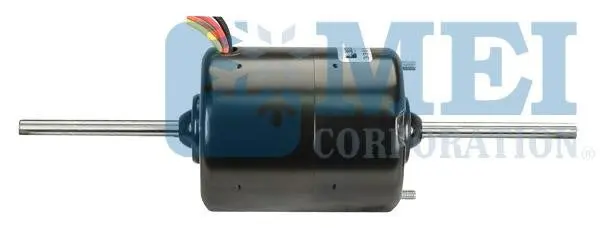 4.25" (Oa Body) Double Shaft Blower Motor W/ Strap Mount For Multi Fit Applications, 4 Wires | Mei/Air Source 3393 1
