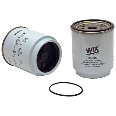 Cellulose Spin On Full Flow Fuel Water Separator W/ Open End Bottom, 5.118" | 33995 Wix 1