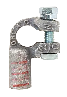 Negative Orange Crimpable Top Post Battery Terminal | Tectran 5016-2/0N 1