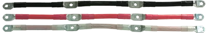 26" 4 Lug Black Battery Jumper Cable | C2/0S4x26 Tectran 1