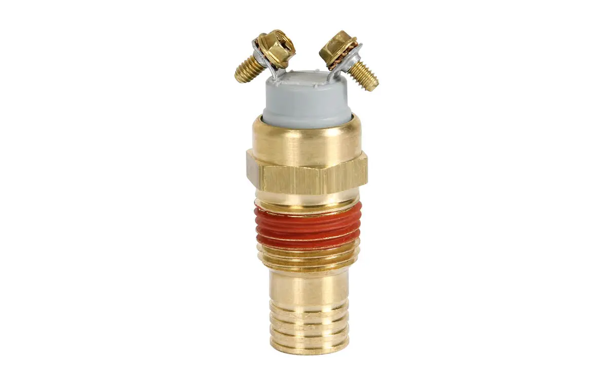 195 Degree Normally Closed Thermal Switch, 1/2" Thread | Kit Masters 3605 1