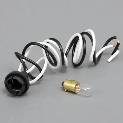 Clear Replacement Bulb And Socket For Gauge Light | 366Sx Stewart Warner 1