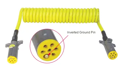 15Ft Abs Duty Auxiliary Plug Powercoil | 7Atg522eg Tectran 1