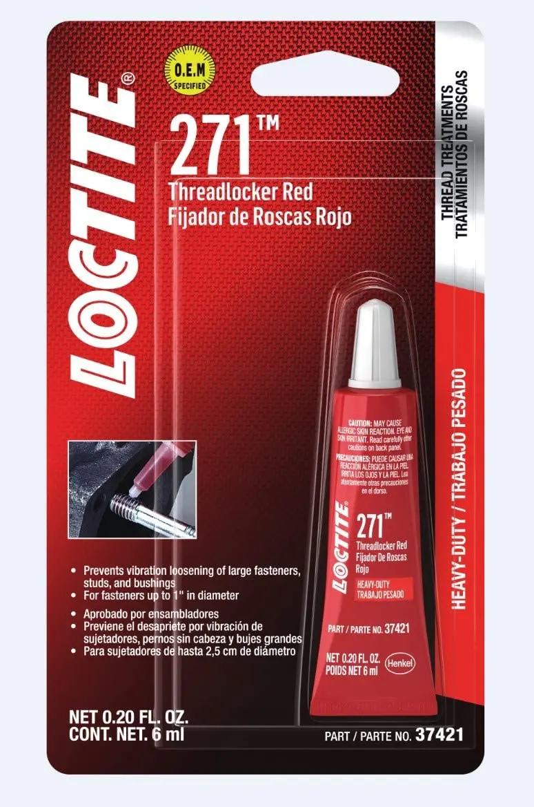 Threadlocker 271 Red Heavy Duty | Loctite 37421 1