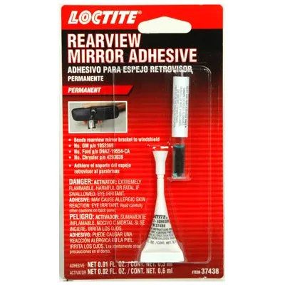 Rearview Mirror Adhesive Kit - Permanent | Loctite 37438 1