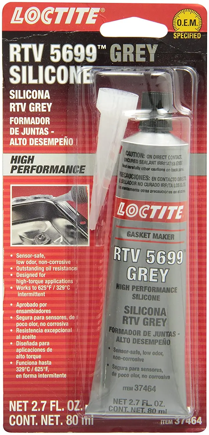 Rtv 5699 Grey Silicone Gasket Maker | Loctite 37464 1