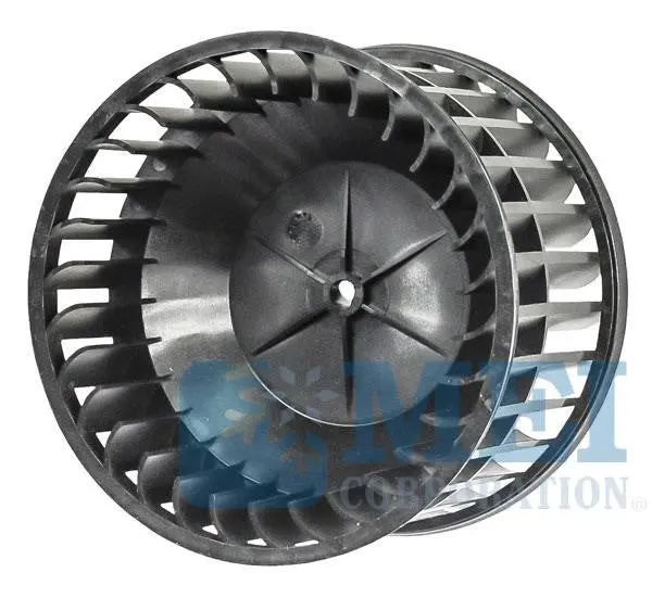 5.50" Double Inlet Plastic Blower Wheel For Kenworth Trucks, Hub Insert 2-1/4" | Mei/Air Source 3774 1