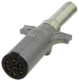 7-Way Sae Die Cast Trailer Plug Assembly W/ Spring Guard | 670-71Sg Tectran 1